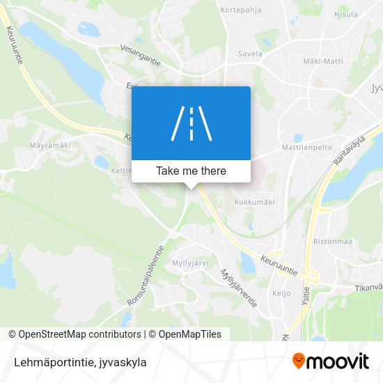 Lehmäportintie map