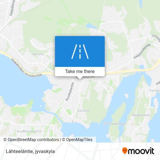 Lähteeläntie map