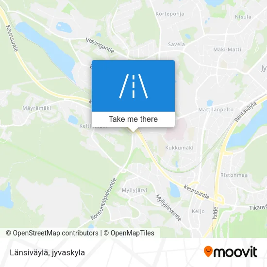 Länsiväylä map