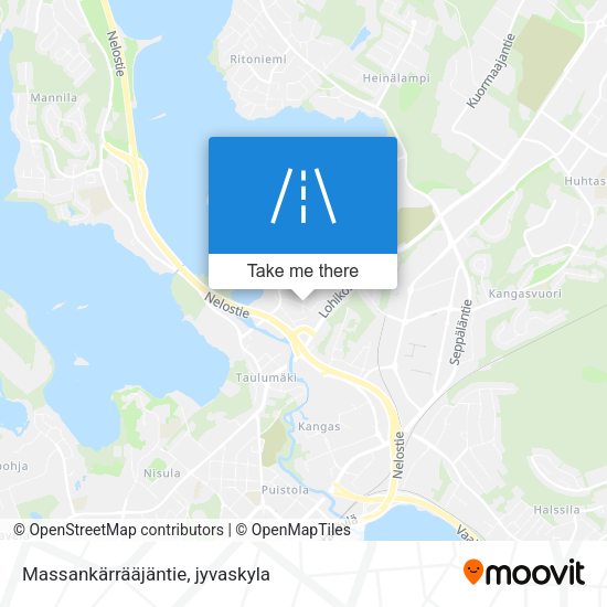 Massankärrääjäntie map