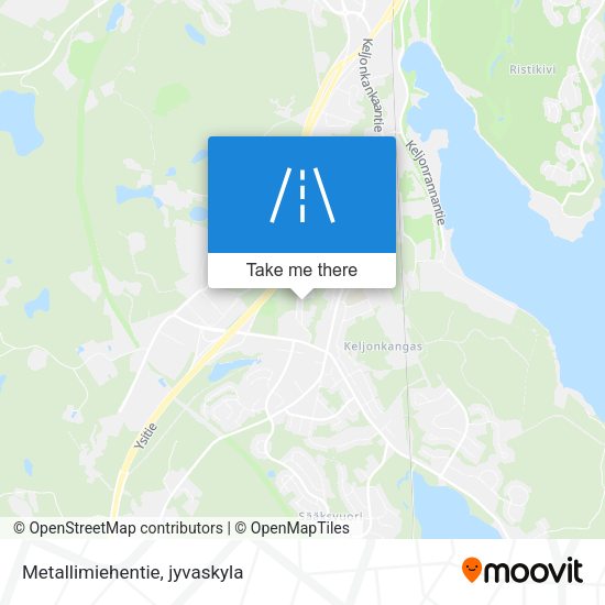 Metallimiehentie map