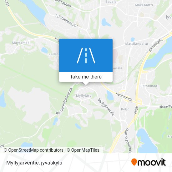 Myllyjärventie map