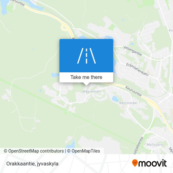 Orakkaantie map