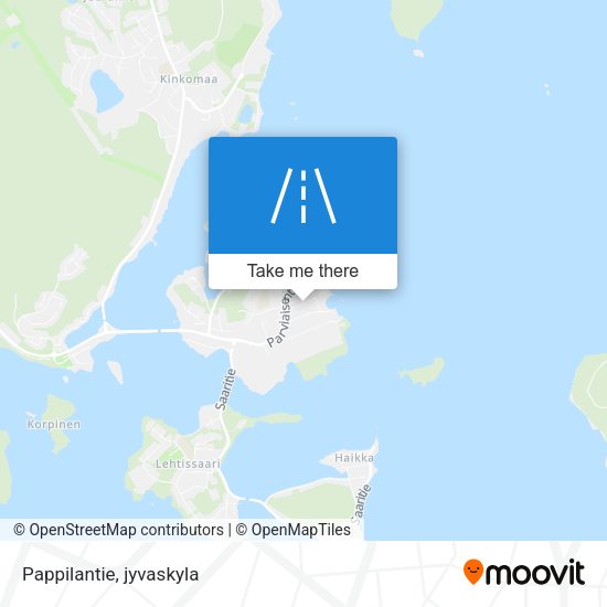 Pappilantie map