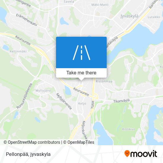 Pellonpää map