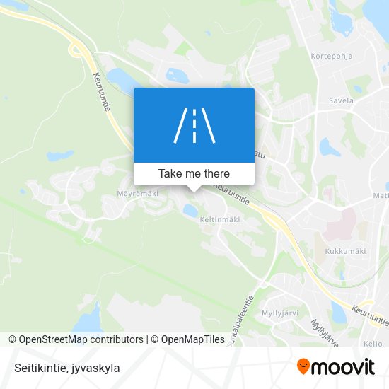 Seitikintie map