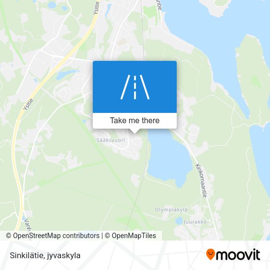 Sinkilätie map
