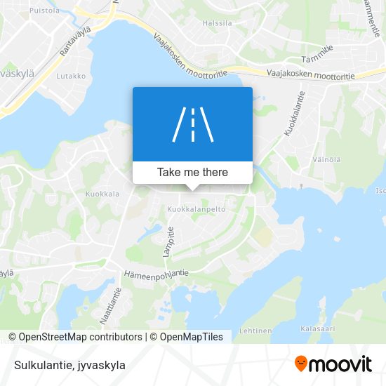 Sulkulantie map