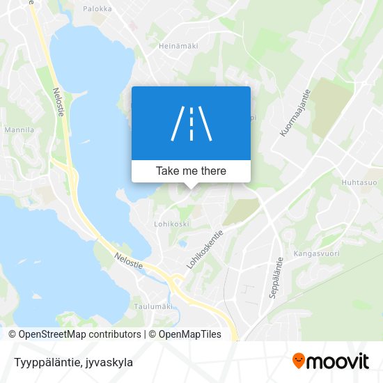 Tyyppäläntie map