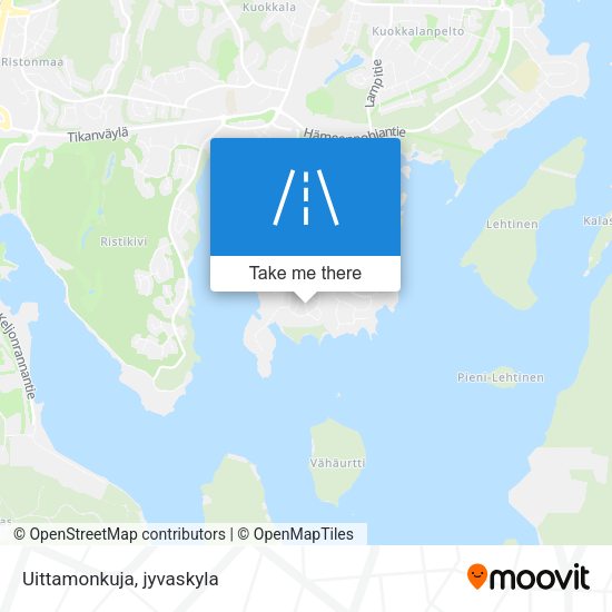 Uittamonkuja map