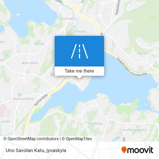 Uno Savolan Katu map