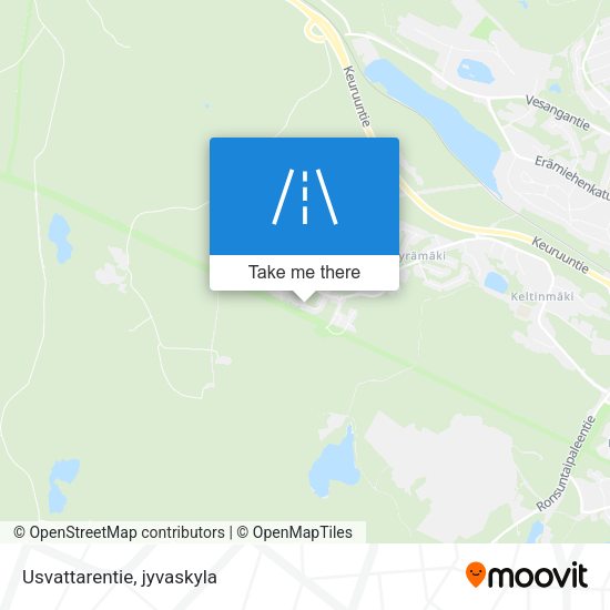 Usvattarentie map