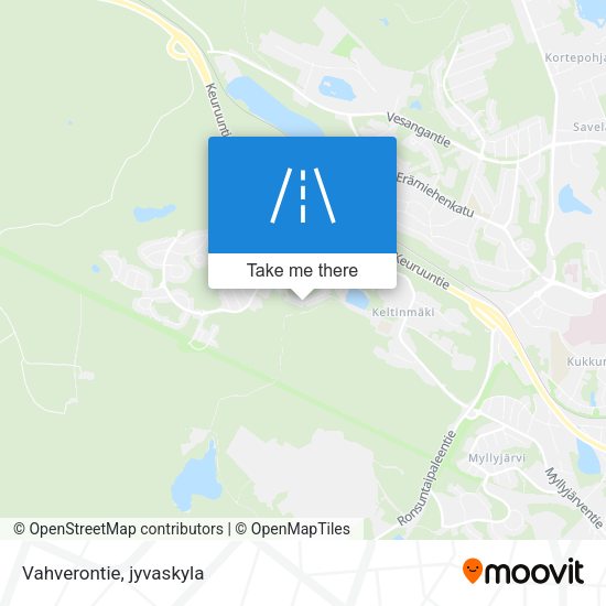 Vahverontie map