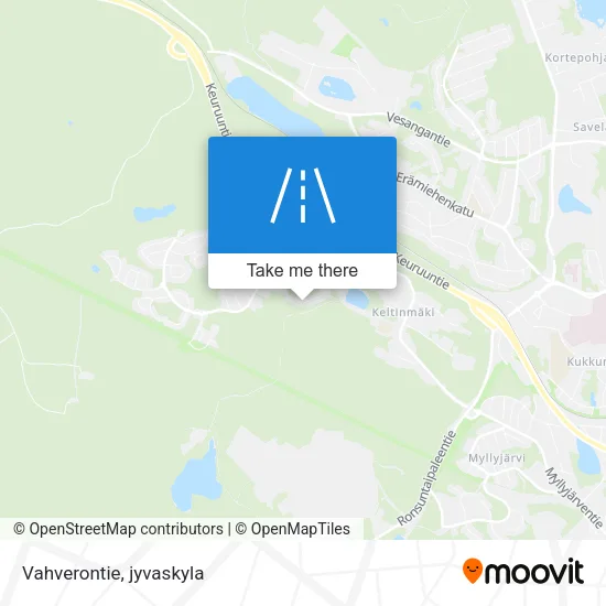 Vahverontie map