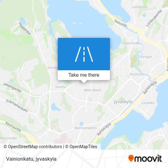 Vainionkatu map