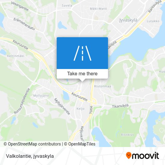 Valkolantie map
