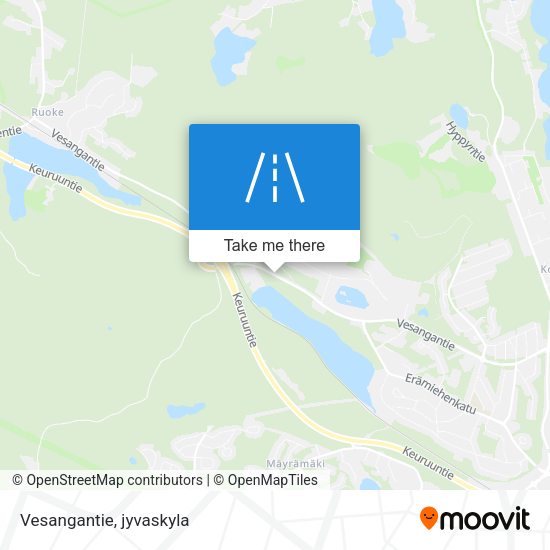 Vesangantie map