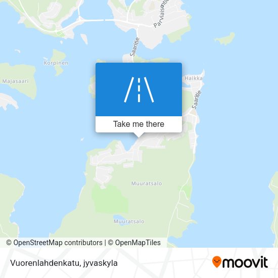 Vuorenlahdenkatu map