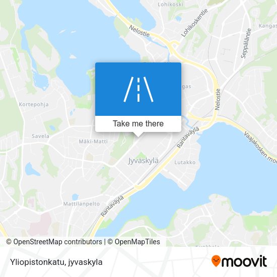 Yliopistonkatu map
