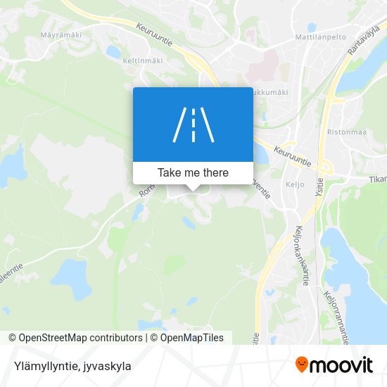 Ylämyllyntie map