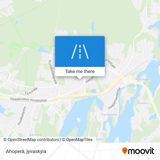 Ahoperä map
