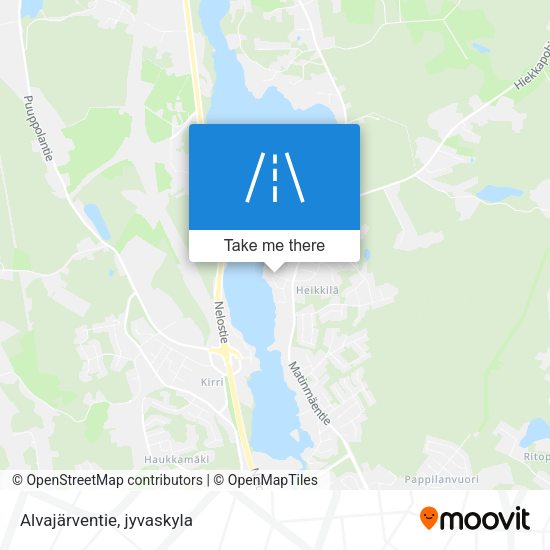 Alvajärventie map