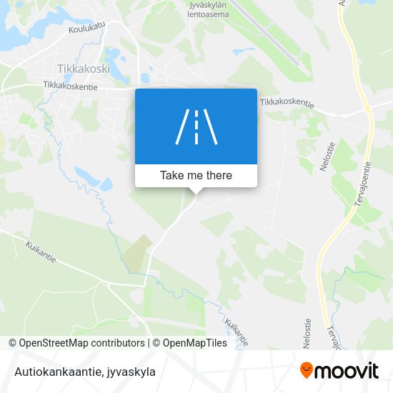 Autiokankaantie map