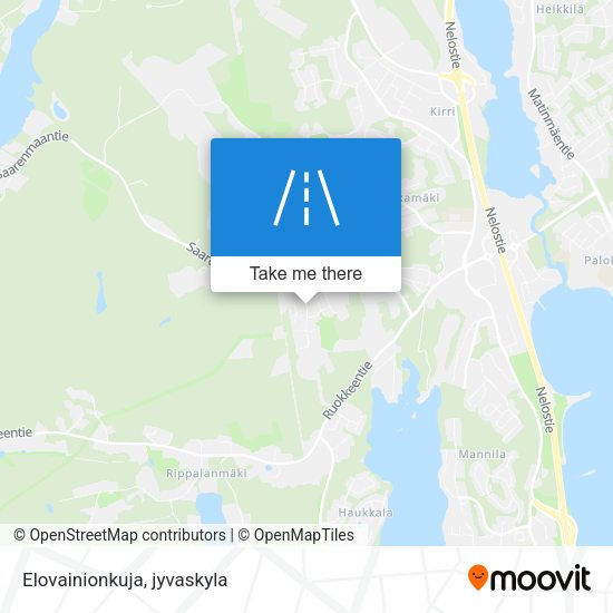 Elovainionkuja map