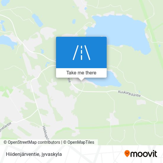 Hiidenjärventie map