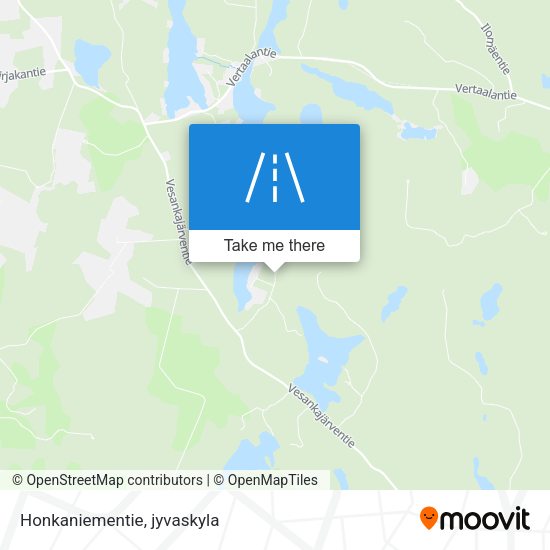 Honkaniementie map