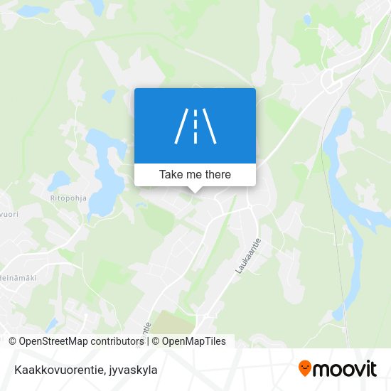 Kaakkovuorentie map