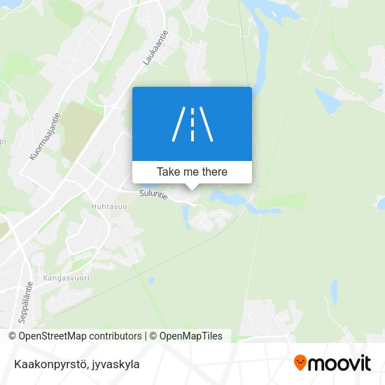 Kaakonpyrstö map