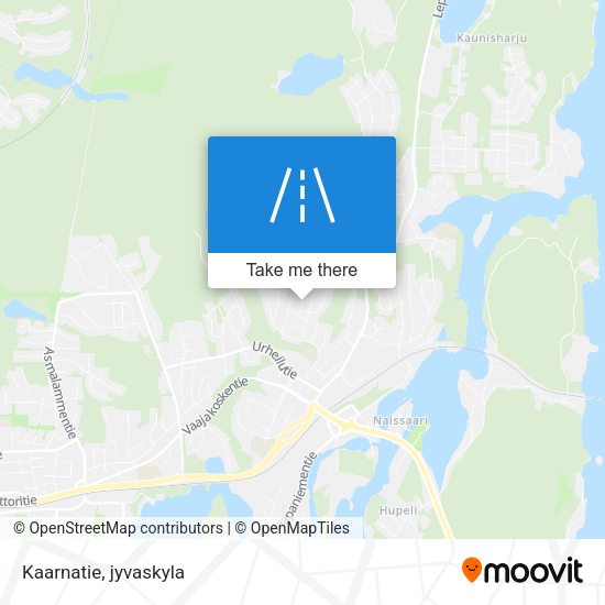 Kaarnatie map