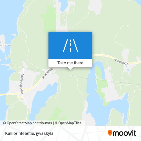 Kalliorinteentie map