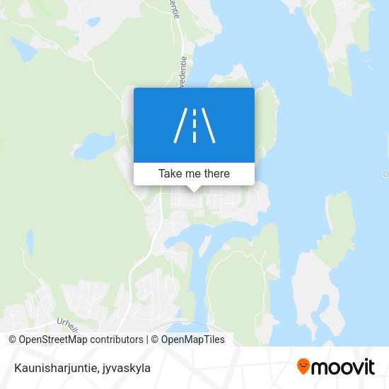 Kaunisharjuntie map