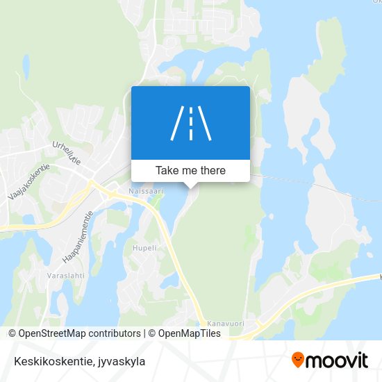Keskikoskentie map