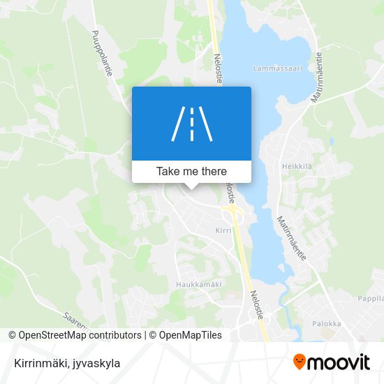 Kirrinmäki map