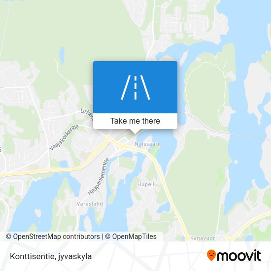 Konttisentie map