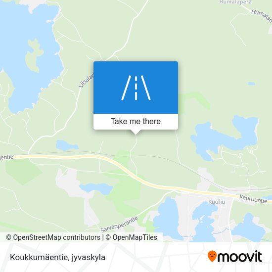 Koukkumäentie map