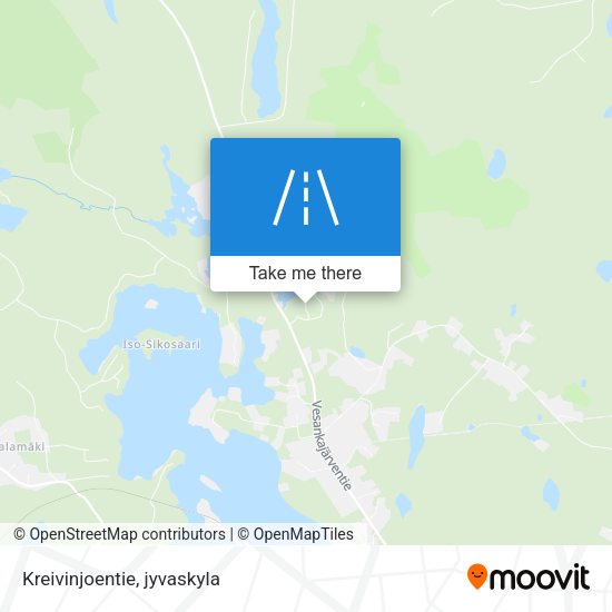 Kreivinjoentie map