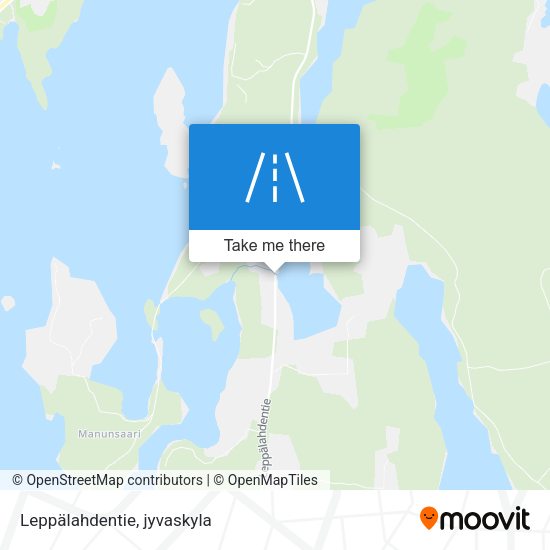 Leppälahdentie map
