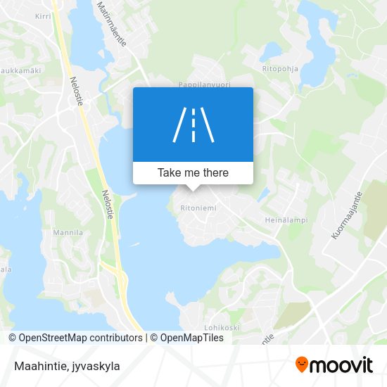 Maahintie map