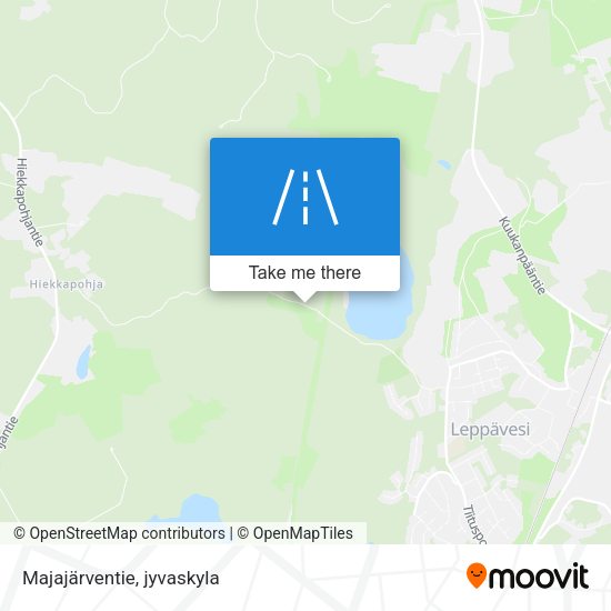 Majajärventie map