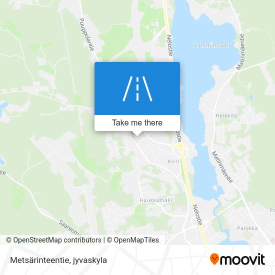 Metsärinteentie map