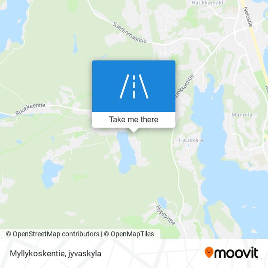 Myllykoskentie map