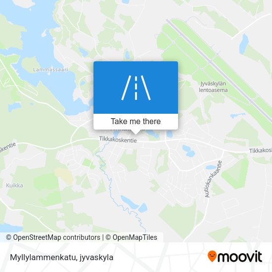 Myllylammenkatu map