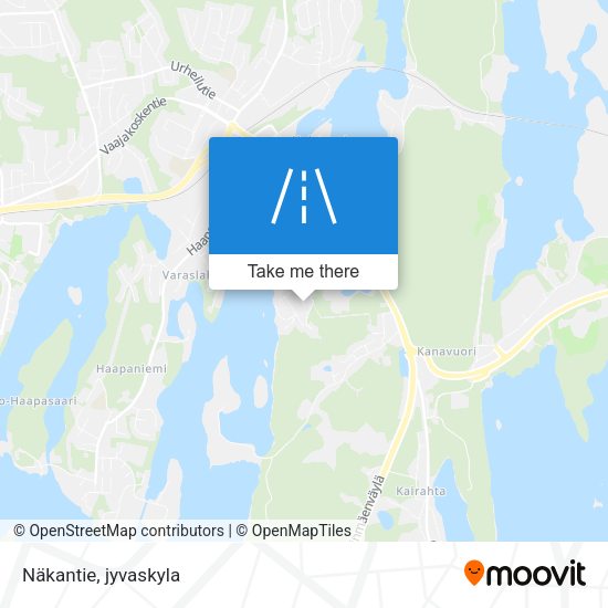 Näkantie map