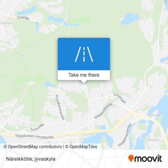 Näreikkötie map