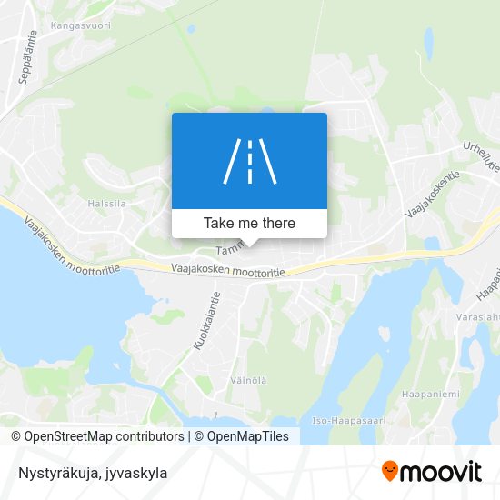 Nystyräkuja map
