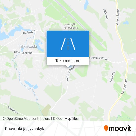 Paavonkuja map